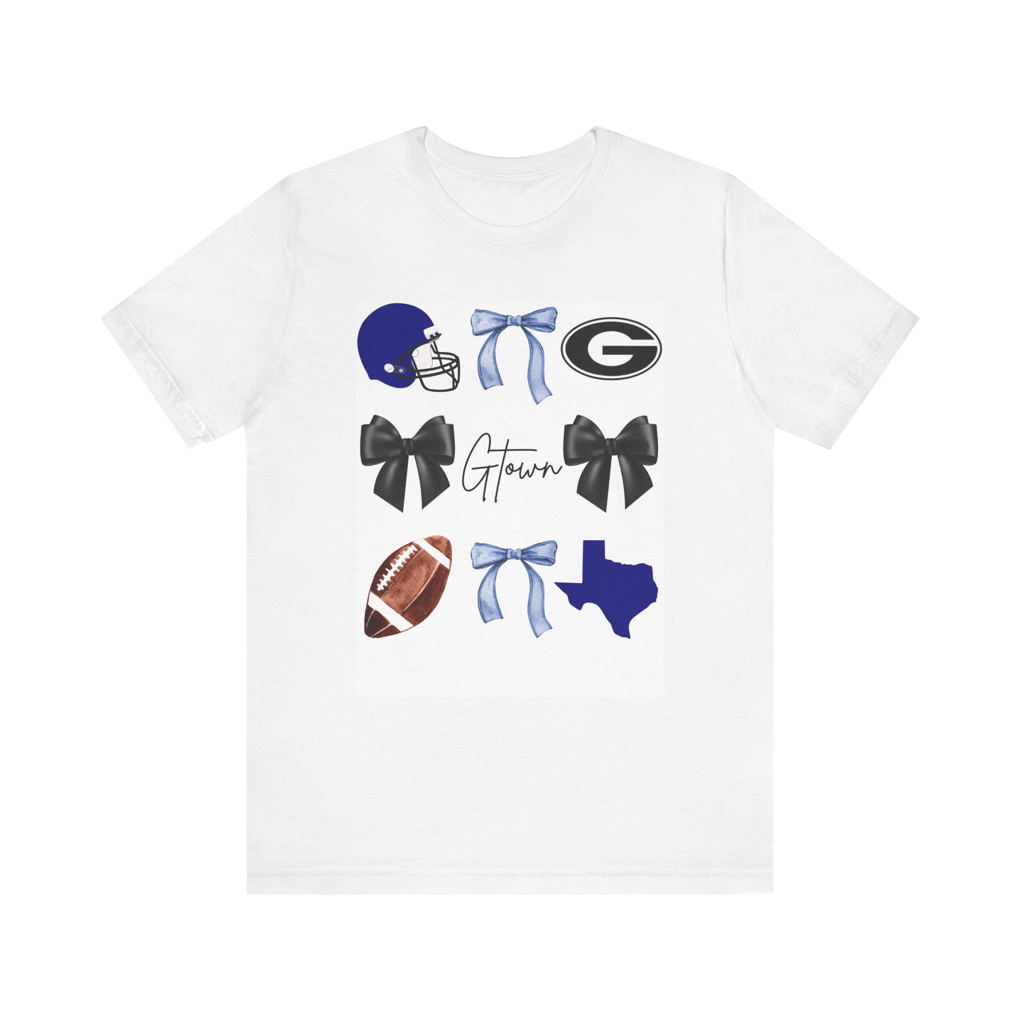 Georgetown Football Fan-Bows
