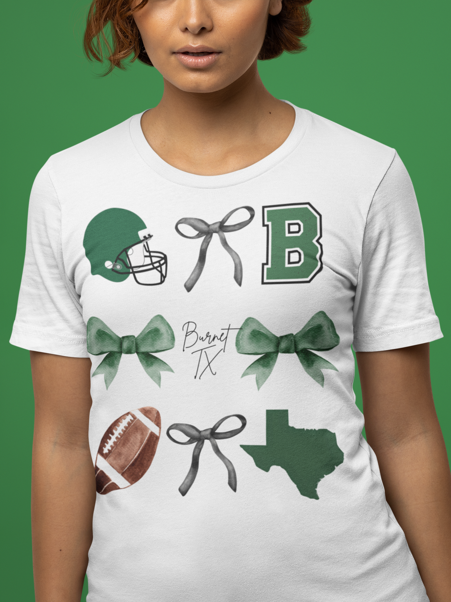 Burnet Football Fan- Bows