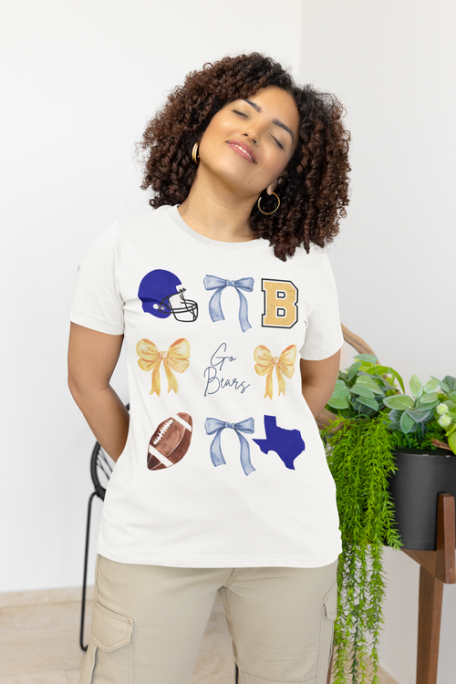 Benold Bears Football Fan- Bows