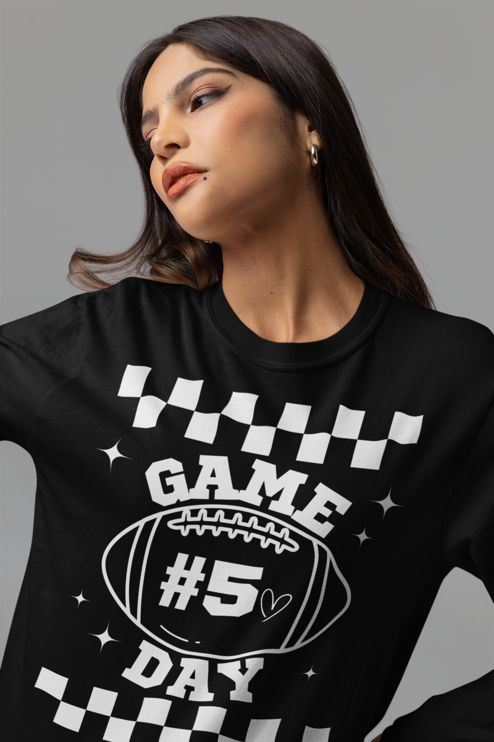 La La Threads Fan Wear- Game Day White
